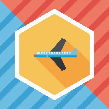 Uzun Gölge, eps10 ile uçak düz simgesi