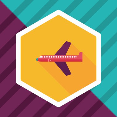 Uzun Gölge, eps10 ile uçak düz simgesi