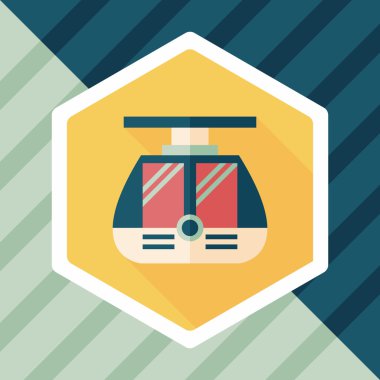 Uzun Gölge, eps10 tramvay düz simgesiyle