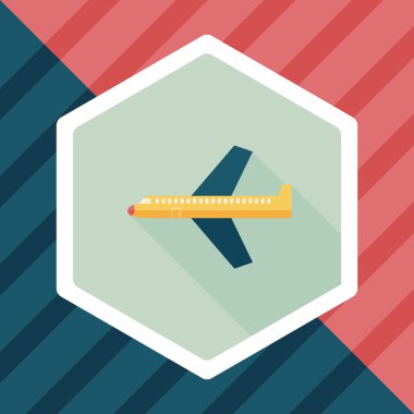 Uzun Gölge, eps10 ile uçak düz simgesi