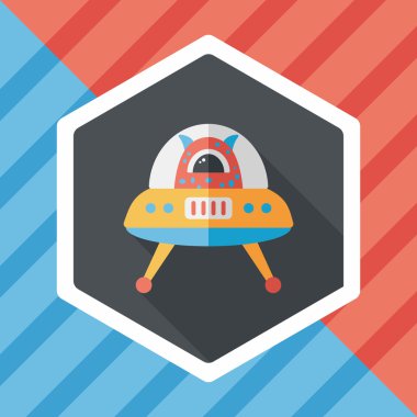 Uzun Gölge, eps10 alanı düz simgesiyle