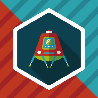 Uzun Gölge, eps10 ile alan Rover düz simgesi