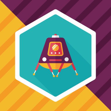 Uzun Gölge, eps10 ile alan Rover düz simgesi