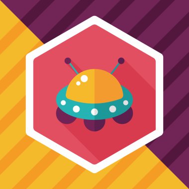 Uzun Gölge, eps10 alanı düz simgesiyle