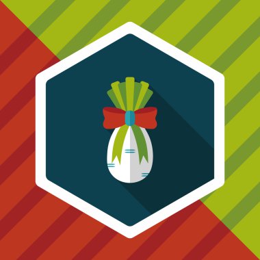 Uzun Gölge, eps10 ile Çin yeni yıl hediyeleri düz simgesi