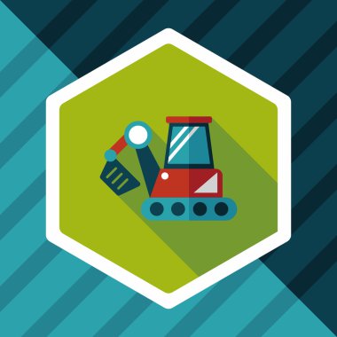 Uzun Gölge, eps10 ile ulaşım tarak düz simgesi