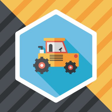 Uzun Gölge, eps10 ile ulaşım tarak düz simgesi