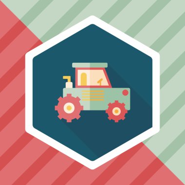 Uzun Gölge, eps10 ile ulaşım tarak düz simgesi