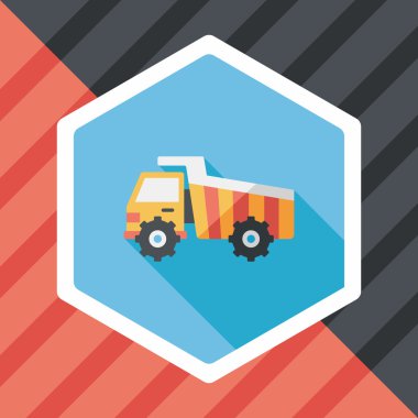 Uzun Gölge, eps10 ile ulaşım tarak düz simgesi