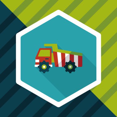 Uzun Gölge, eps10 ile ulaşım tarak düz simgesi