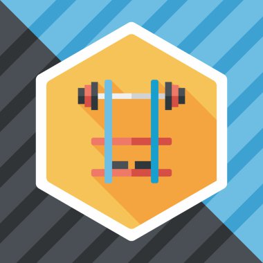 Uzun Gölge, eps10 ile Halter düz simgesi