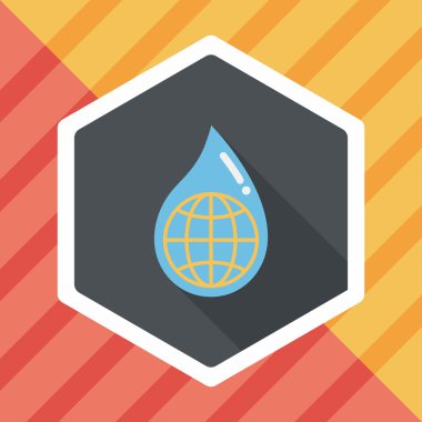 Uzun Gölge, eps1 ile çevre koruma kavramı düz simgesi