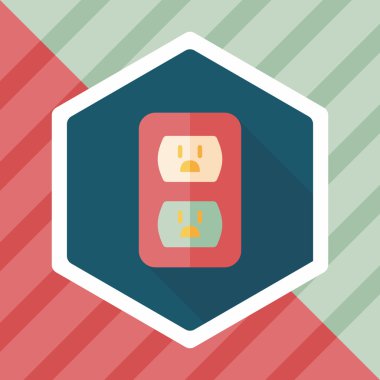 Uzun Gölge, eps1 ile çevre koruma kavramı düz simgesi