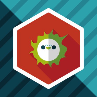 Uzun Gölge, eps10 ile alan güneş düz simgesi