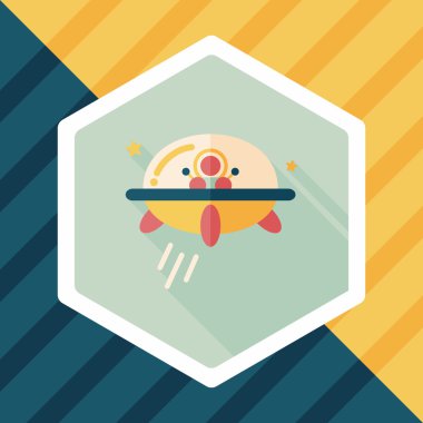 Uzun Gölge, eps10 alanı düz simgesiyle