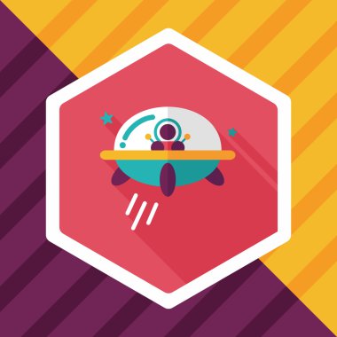 Uzun Gölge, eps10 alanı düz simgesiyle