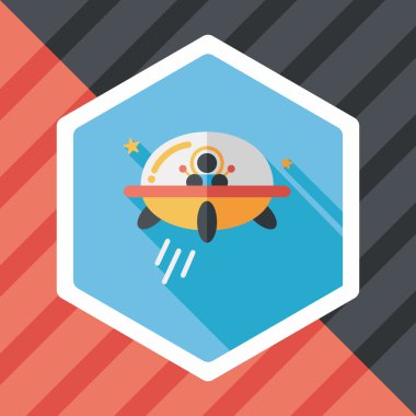 Uzun Gölge, eps10 alanı düz simgesiyle