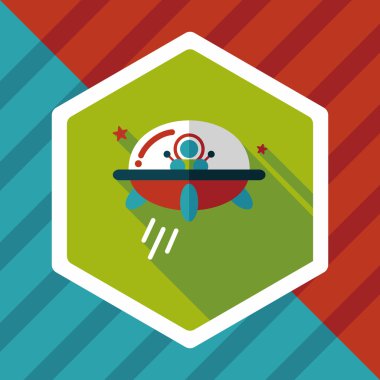 Uzun Gölge, eps10 alanı düz simgesiyle