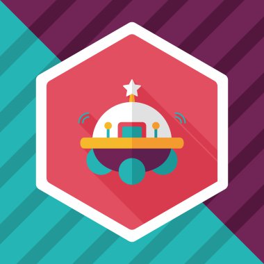 Uzun Gölge, eps10 alanı düz simgesiyle