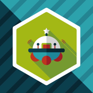 Uzun Gölge, eps10 alanı düz simgesiyle