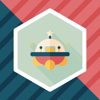 Uzun Gölge, eps10 alanı düz simgesiyle