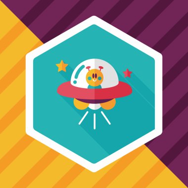 Uzun Gölge, eps10 alanı düz simgesiyle