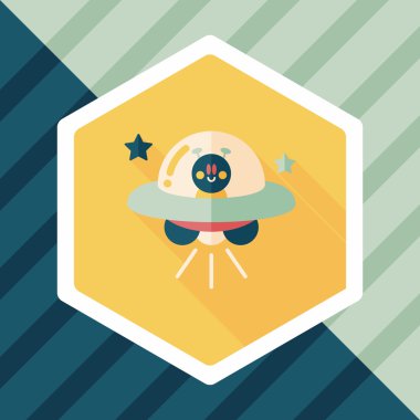 Uzun Gölge, eps10 alanı düz simgesiyle