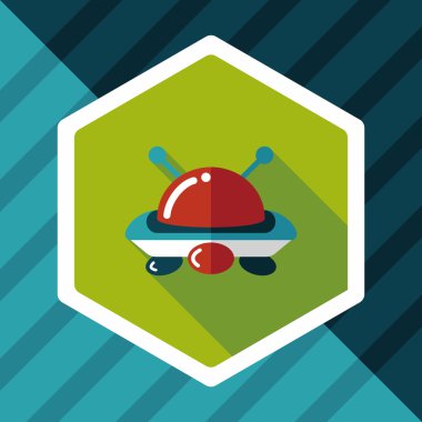 Uzun Gölge, eps10 alanı düz simgesiyle