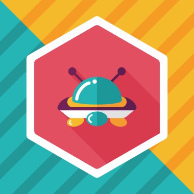 Uzun Gölge, eps10 alanı düz simgesiyle