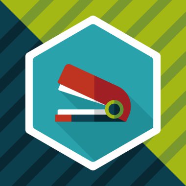 zımba ile uzun gölge, eps10 düz simgesi