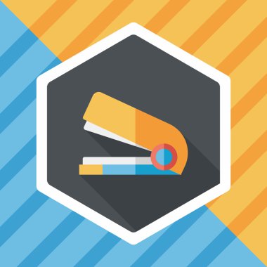 zımba ile uzun gölge, eps10 düz simgesi