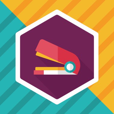 zımba ile uzun gölge, eps10 düz simgesi