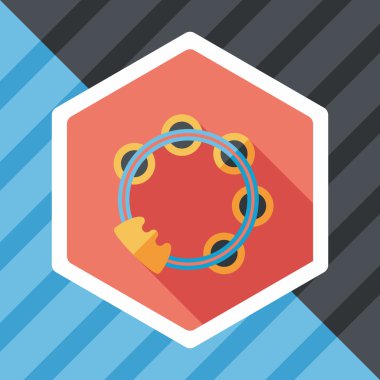 Tef uzun gölge düz simgesi