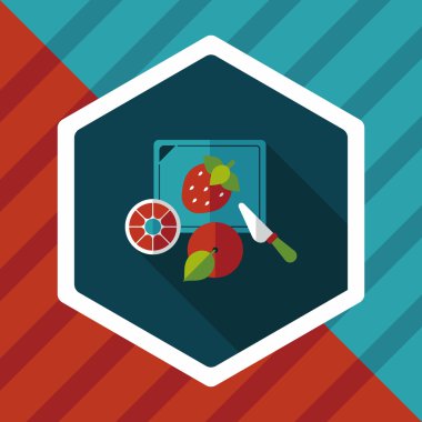 Uzun Gölge, eps10 ile kesme oyuncak düz simgesi