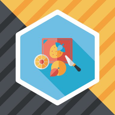 Uzun Gölge, eps10 ile kesme oyuncak düz simgesi