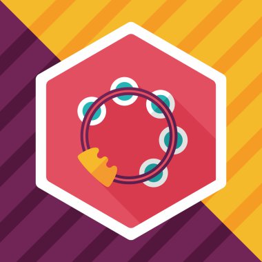 Tef uzun gölge düz simgesi