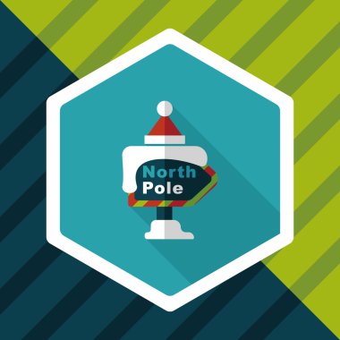 Uzun Gölge, eps10 ile işaret düz simgesi