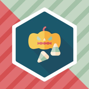 Uzun Gölge, eps10 ile kabak düz simgesi