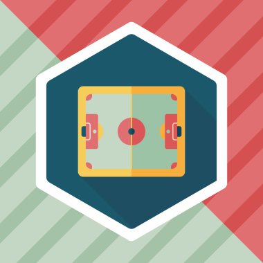 Uzun Gölge, eps10 ile baketball mahkeme düz simgesi