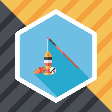 Evde beslenen hayvan kedi oyuncak uzun gölge, eps10 düz simgesiyle 