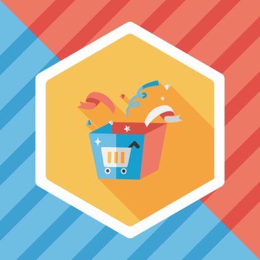 Uzun Gölge, eps10 alışveriş mevcut düz simgesiyle