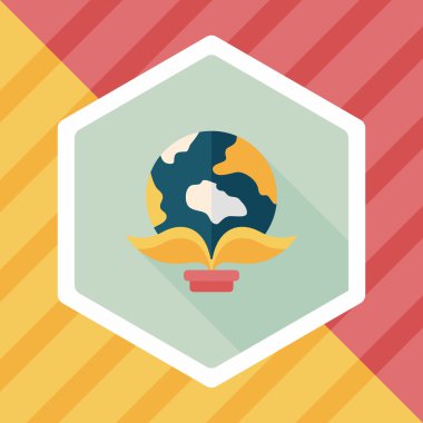 Uzun Gölge, eps1 ile çevre koruma kavramı düz simgesi