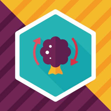 Uzun Gölge, eps1 ile çevre koruma kavramı düz simgesi