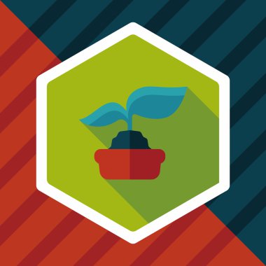 Uzun Gölge, eps1 ile çevre koruma kavramı düz simgesi