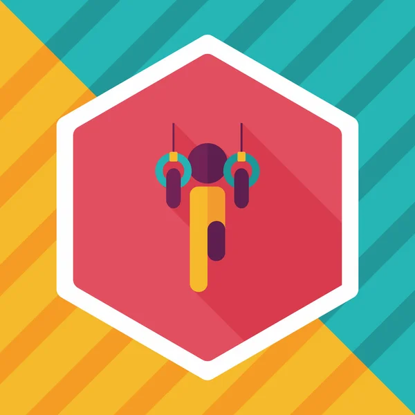 Boy hanging horizontal bar flat icon with long shadow,eps10 — Stock Illustration Boy hanging horizontal bar flat icon with long shadow,eps10 Stock Illustration