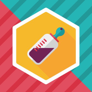 Uzun Gölge, eps 10 bebeğin kukla düz simgesiyle