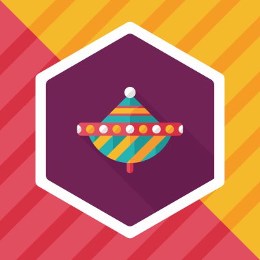 Peg uzun gölge, eps10'deki en iyi düz simgesi