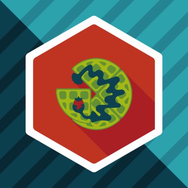 Uzun Gölge, eps10 ile yassı düz simgesi