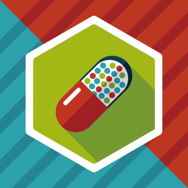 Uzun gölgeli yassı haplar