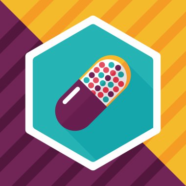 Uzun gölgeli yassı haplar